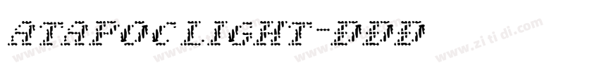 atapoc light字体转换